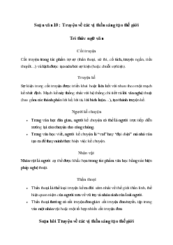 Soạn bài Truyện về các vị thần sáng tạo thế giới - Kết nối tri thức Ngữ văn lớp 10