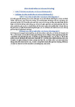 Nêu cảm nghĩ của e về một niềm vui của em ở trường - Tập làm văn lớp 3 Chân trời sáng tạo