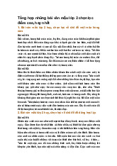 Tổng hợp những bài văn mẫu lớp 2 chọn lọc điểm cao, hay nhất