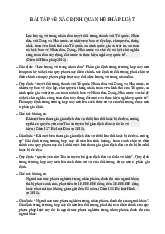 Bài tập lý luận Nhà Nước và pháp luật | Trường Đại học Kinh tế – Luật