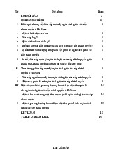 Thực trạng và giải pháp phân cấp quản lý ngân sách chính quyền tại Hà Nam | Quản lý tài chính công | Trường Đại Học Lâm Nghiệp