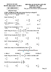 Đề giữa kì 1 Toán 7 năm 2024 – 2025 trường THCS Châu Văn Liêm – Cần Thơ