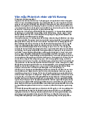 Văn mẫu Phân tích nhân vật Vũ Nương | Đại học Sư Phạm Hà Nội