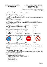 Đề học kì 1 Toán 6 năm 2024 – 2025 phòng GD&ĐT Giao Thủy – Nam Định