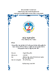 Quan điểm duy vật lịch sử về mối quan hệ biện chứng giữa tồn tại xã hội và ý thức xã hội  - Triết học Mác Lenin | Đại học Kinh Tế Quốc Dân