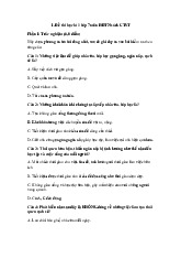 Đề thi học kỳ 1 môn Hoạt động trải nghiệm lớp 7 năm học 2024 - 2025  | Bộ sách Chân trời sáng tạo