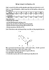 Bài tập chương 6: Cân bằng lỏng – rắn | Bài giảng môn Hóa lý | Đại học Bách khoa hà nội