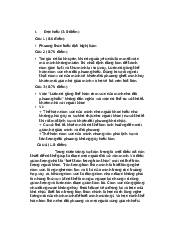 Bài kiểm tra ôn tập cuối kì 1 - Môn triết học | Học viện Phụ nữ Việt Nam