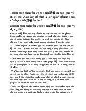 Biểu hiện tính cách và nhu cầu ở học sinh tiểu học môn Truyền thông và giáo dục sức khỏe | Trường Đại Học Tây Nguyên