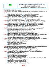 Bộ Đề Kiểm Tra Giữa HK2 GDCD 9 Năm 2025-2026 Có Đáp Án Ma Trận Đặc Tả