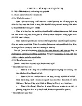 Chương 1: Tổng Quan Về Quản Trị Môn Quản trị học | Đại học Thủ đô Hà Nội