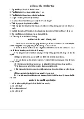 Đề cương Ôn tập chương 1 môn Kinh tế vi mô | Trường Đại học Kinh Tế Quốc Dân