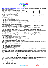 Bộ 5 đề ôn tập HK1 vật lí 12 - KNTT