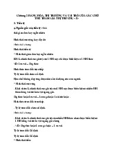 Chương 2 hàng hóa, thị trường và vai trò của các chủ thể tham gia 5 môn Kinh tế chính trị Mác - Lênin  | Học viện Nông nghiệp Việt Nam