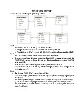 Nội dung ôn tập Cơ sở dữ liệu | Đại học Sư phạm kỹ thuật - Đại học Đà Nẵng