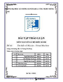 Tìm hiểu về Máy ảo – Virtual Machine | Nguyên lý hệ điều hành