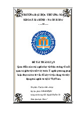 Quan điểm của chủ nghĩa duy vật biện chứng về mối quan hệ giữa vật chất và ý thức | Bài thảo luận Triết học
