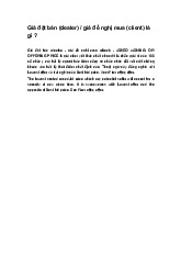 Giá đặt bán (dealer) / giá đề nghị mua (client) là gì ?