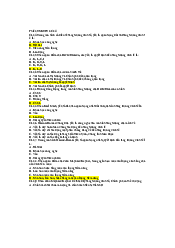 Phiếu trắc nghiệm - Quản trị kinh doanh | Trường Đại học Lao động - Xã hội