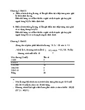 Bài Tập 21 và 52 môn Thống kê trong kinh tế và kinh doanh | Trường Đại học Kinh tế Quốc dân