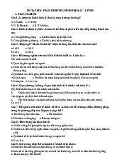 Bộ câu hỏi trắc nghiệm môn Kinh Tế Chính Trị Mác-Lênin (KHTN-Đại học Quốc Gia Hà Nội)