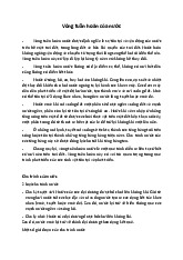 Bài tập Vòng tuần hoàn nước trong tự nhiên | Môn Thực phẩm - Đại học Thủ đô Hà Nội