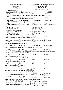 Đề thi học kỳ 1 Toán 8 năm 2020 – 2021 phòng GD&ĐT Ân Thi – Hưng Yên