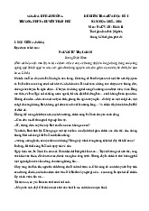 Đề thi giữa học kì 1 môn Ngữ Văn lớp 11 Trường THPT Chuyên Trần Phú - Hải Phòng ( năm học 2025 - 2026)