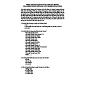 PHIẾU KHẢO SÁT HÀNH VI MUA XE MÁY HONDA TẠI ĐÀ NẴNG