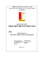 Bài tập lớn : Thuật toán A* ứng dụng trong bài toán ghép tranh | Bài tập lớn Nhập môn trí tuệ nhân tạo | Đại học Bách Khoa Hà Nội