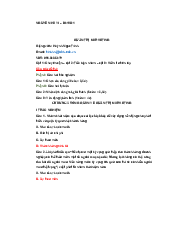 Tài liệu ôn tập - Quản trị marketing | Trường đại học Lao động - Xã hội