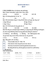 Đề ôn hè Toán 3 lên 4 - Đề 7