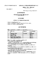 Cà phê hòa tan: Quy trình sản xuất và tiêu chuẩn HACCP Môn Kỹ thuật thực phẩm | Trường Đại học Công nghiệp Thành phố Hồ Chí Minh