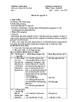 Giáo án Toán 2 sách Cánh diều (Cả năm) | Tuần 18