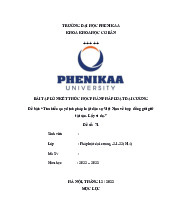 Tìm hiểu quy định pháp luật dân sự Việt Nam về hợp đồng gửi giữ tài sản. Lấy ví dụ | Bài tập lớn kết thúc học phần Pháp luật đại cương