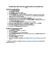 Hướng Dẫn Sử Dụng Tài Khoản MyELT Cho Người Học (HUO 101)