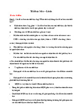 Đề Cương Môn Triết học Mác - Lênin | Đại học Bách Khoa Hà Nội