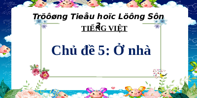 Giáo án điện tử Tiếng việt 1 bài 3 Chân trời sáng tạo: Học vấn: ia
