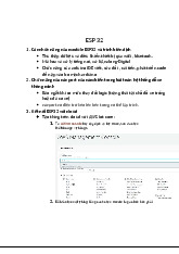 ESP32 và Ứng Dụng IoT Tăng Cường Kết Nối Thông Minh | Iot và ứng dụng | Học viện Công nghệ Bưu chính Viễn thông