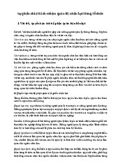 Sự phân chia trách nhiệm quản trị nhân lực trong tổ chức | Môn Quản trị nhân lực - Đại học Kinh Tế Quốc Dân