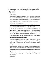 Tài liệu: Chương 1 Cơ sở lí thuyết liên quan đến Big Data | Năng lực số ứng dụng