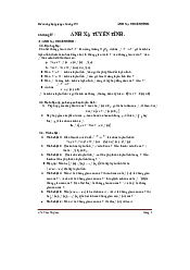 Đề cương bài giảng chương IV: Ánh xạ tuyến tính môn Đại số tuyến tính | Đại học Bách Khoa, Đại học Đà Nẵng