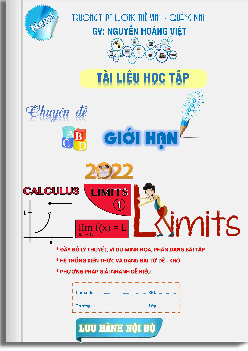 Chuyên đề giới hạn – Nguyễn Hoàng Việt