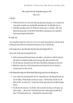 Phân tích sức sống tiềm tàng của nhân vật Mị trong truyện Vợ chồng A Phủ | Văn mẫu lớp 12