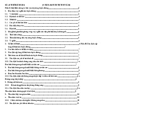 Thuyết Minh: Kỹ Thuật và Đặc Điểm Khu Vực | Môn Thiết kế đường - Đại học Sư phạm Kỹ thuật Thành phố Hồ Chí Minh