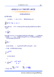 Chương IV: Lý thuyết chuỗi ma trận | Đại học Sư phạm Hà Nội