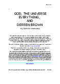 GOD, THE UNIVERSE EVERYTHING,  AND  DERREN BROWN | Đại học Ngoại Ngữ - Tin Học Thành Phố Hồ Chí Minh