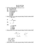 Bài tập hóa hữu cơ | Đại học Y khoa Phạm Ngọc Thạch
