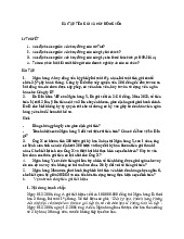 Bài tập gửi tiền và huy động vốn | Trường Đại học Luật, Đại học Quốc gia Hà Nội