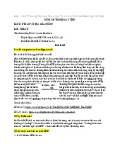 Bài tập có đáp án môn khoa học máy tính | Bài tập môn khoa học máy tính  | Trường Đại học khoa học Tự nhiên